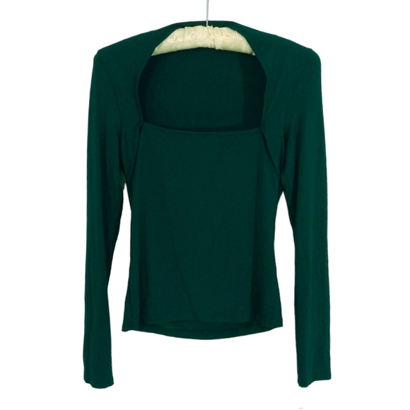 NWOT | Shein Privé Square Neck Top | US M - Picture 2 of 4